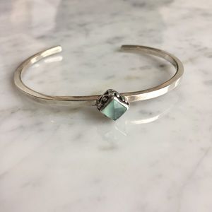 Sterling and Chalcedony bracelet